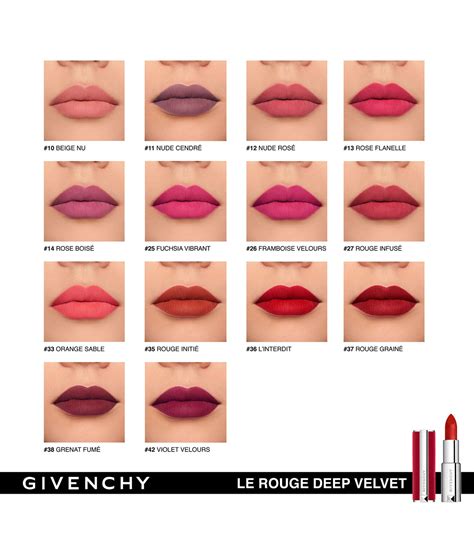 givenchy red velvet|le rouge deep velvet Givenchy.